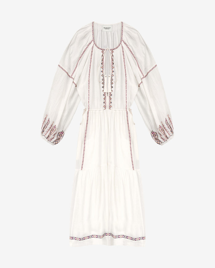 Isabel Marant ROBE FLORENZA Femme écru-ocre