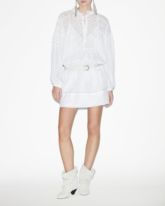 isabel marant Robe Galia Femme blanc