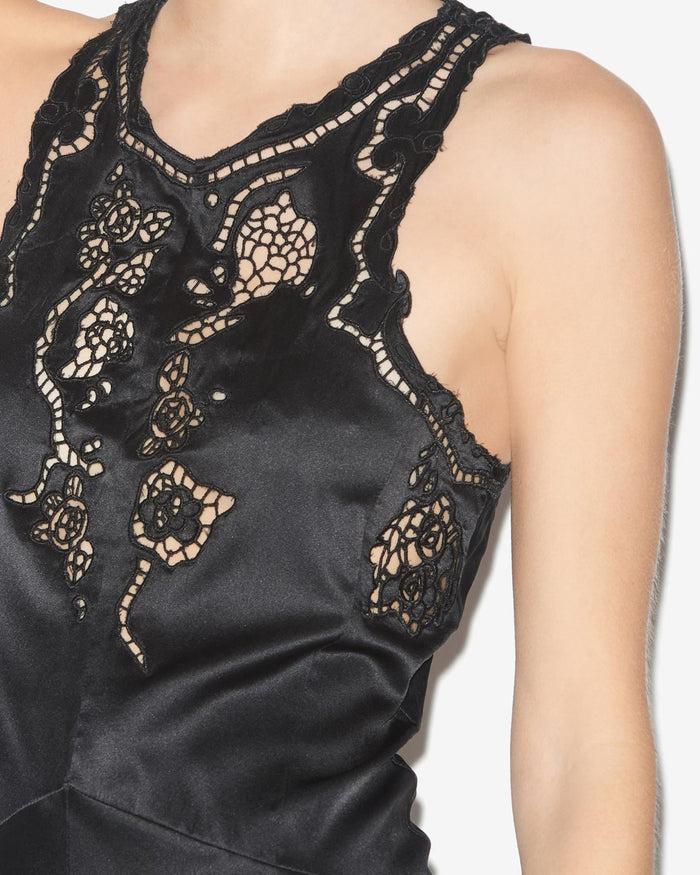 Isabel Marant Robe Jadel Femme Noir