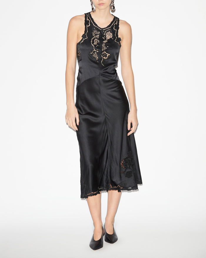 Isabel Marant Robe Jadel Femme Noir