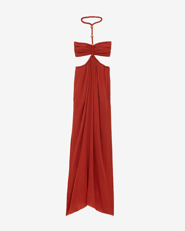 Isabel Marant ROBE JUSTINE Femme Orange