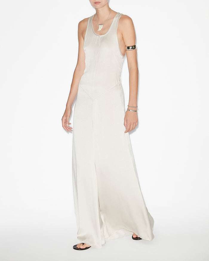 isabel marant ROBE KENZA Femme beige