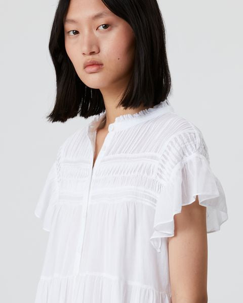 Isabel Marant Robe Lanikaye Femme Blanc