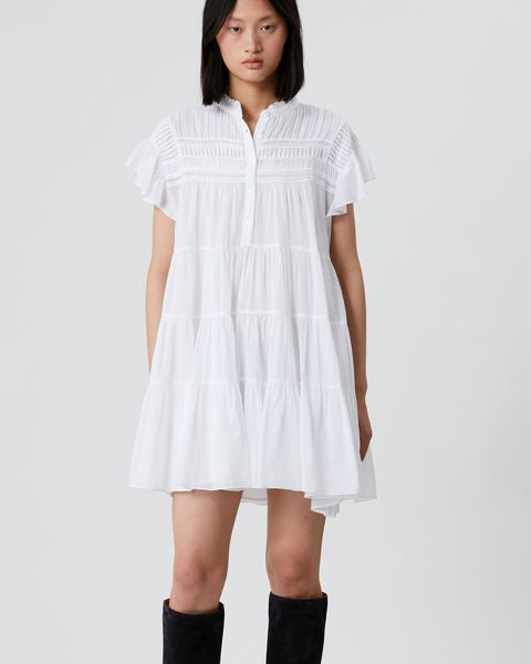 Isabel Marant Robe Lanikaye Femme Blanc