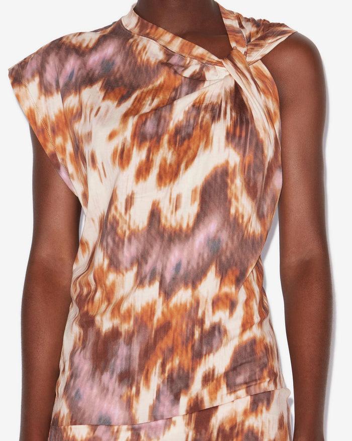 Isabel Marant ROBE LEANY Femme écru-ocre