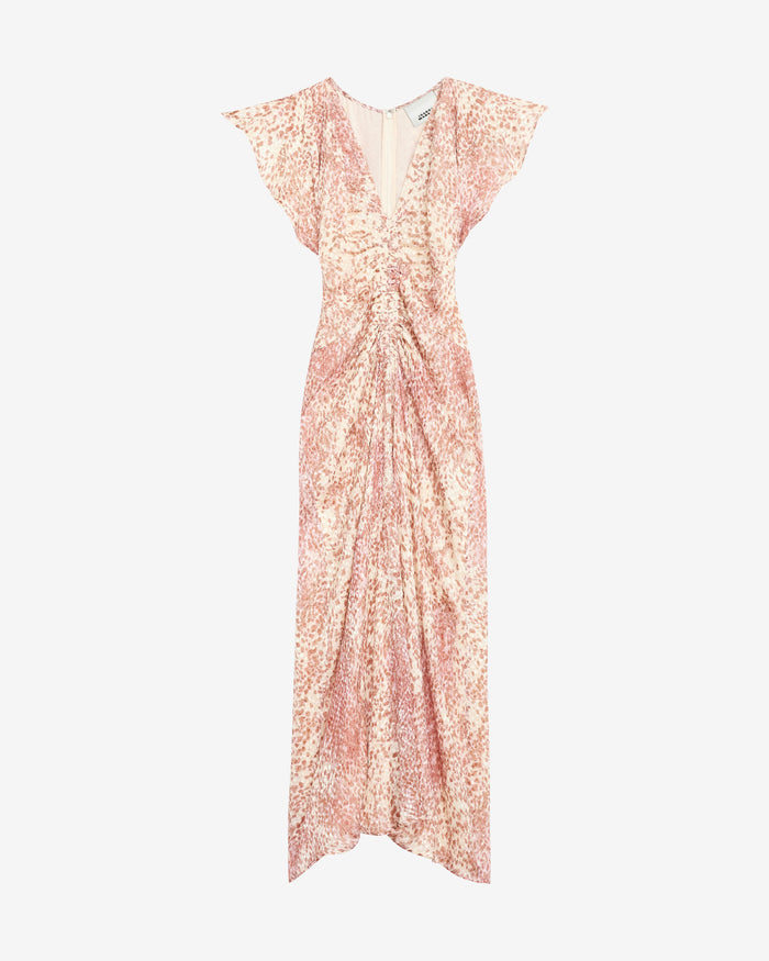 Isabel Marant ROBE LYNDSAY Femme Light Red/Ecru