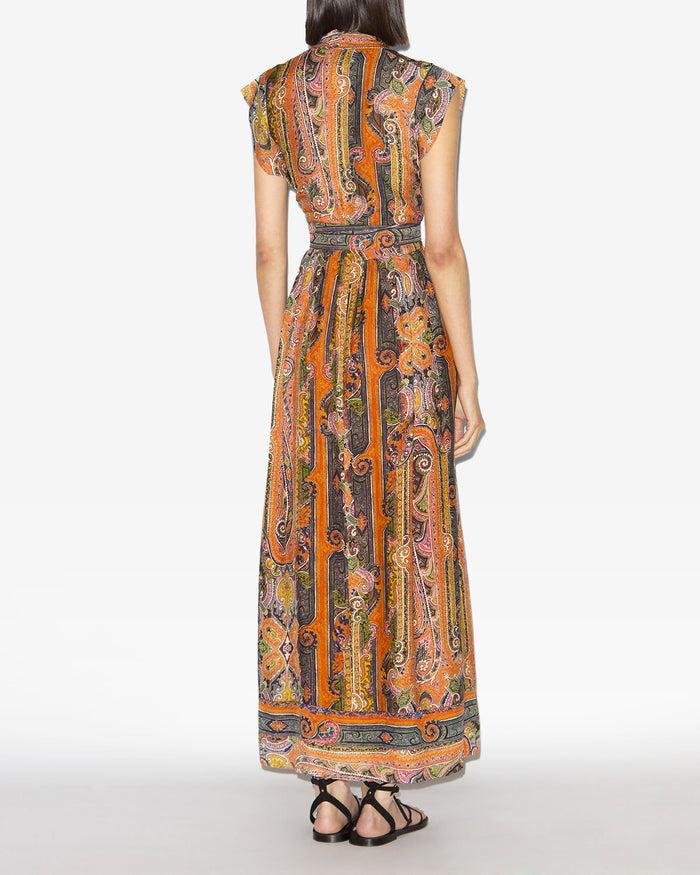 Isabel Marant ROBE MELISSA Femme Orange