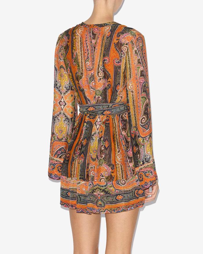 Isabel Marant ROBE MORGANE Femme Orange