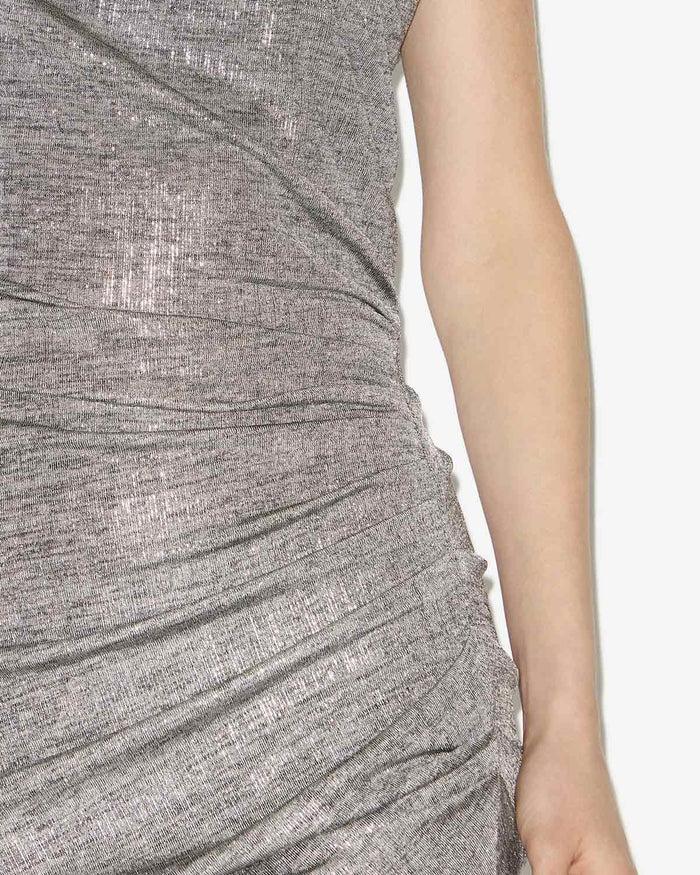 Isabel Marant Robe Nadilia Femme Gris-argenté