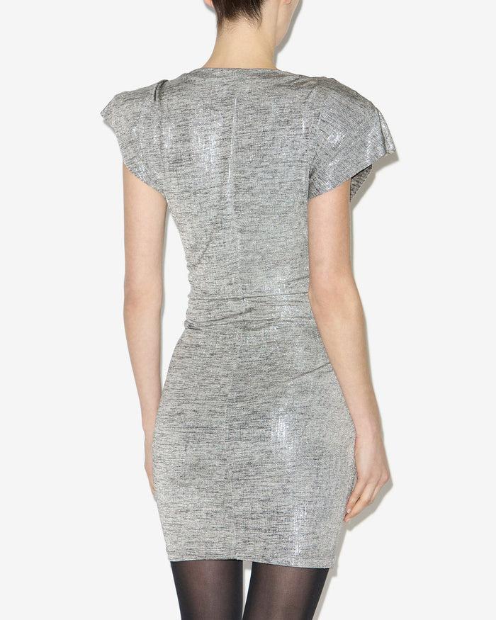 Isabel Marant Robe Nadilia Femme Gris-argenté