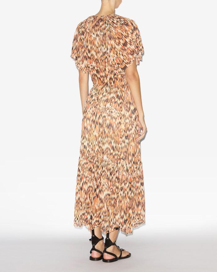 Isabel Marant ROBE ODELIA Femme Orange
