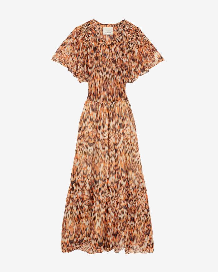 Isabel Marant ROBE ODELIA Femme Orange
