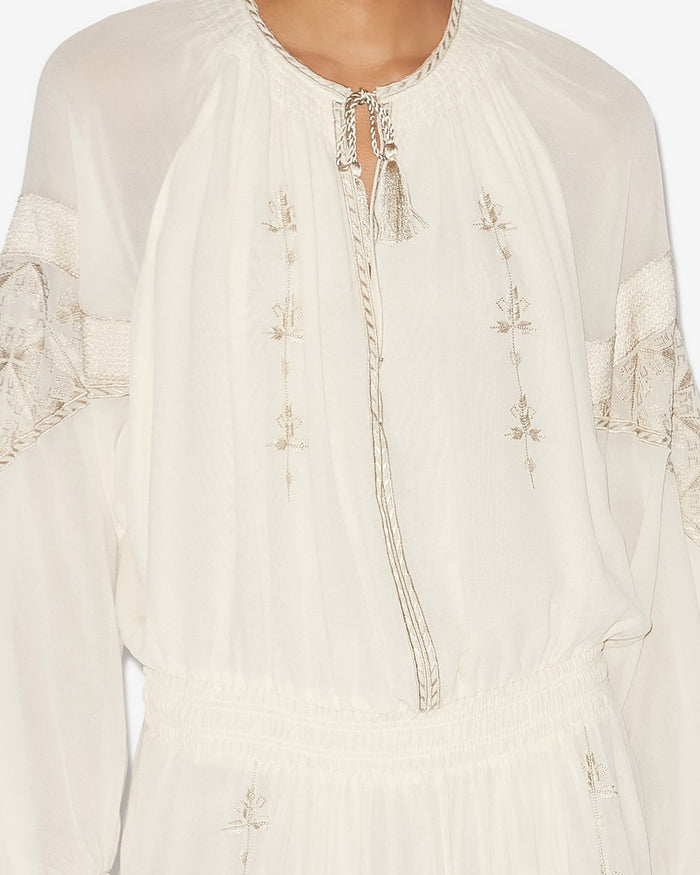 Isabel Marant ROBE ODILIA Femme écru