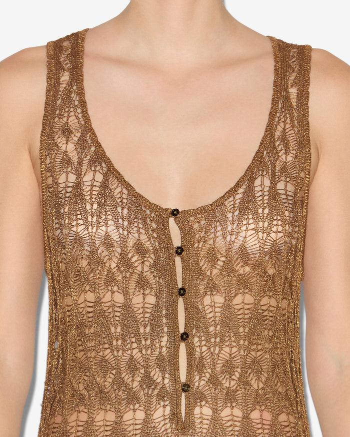 Isabel Marant ROBE PERNILLE Femme Doré