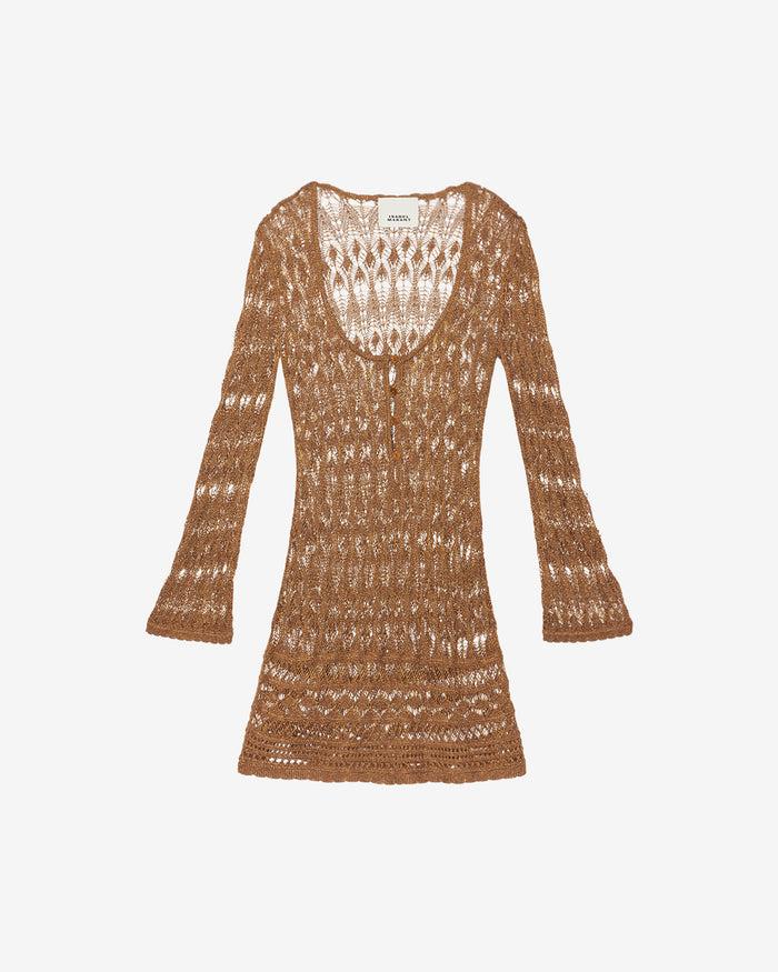isabel marant ROBE PIA Femme doré