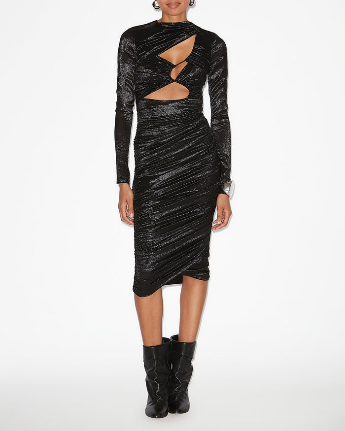 isabel marant ROBE RAYANA Femme noir