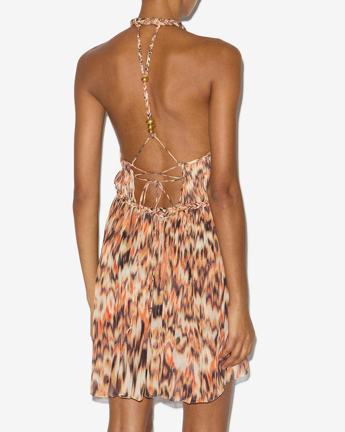 Isabel Marant ROBE ROZILDA Femme Orange