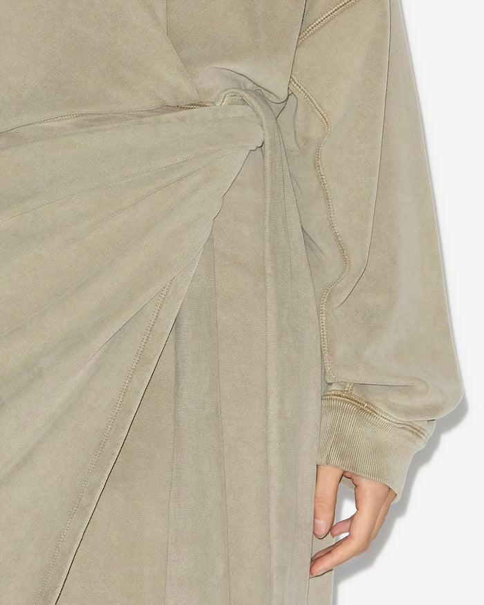 Isabel Marant ROBE SANDRINA Femme Clair Kaki