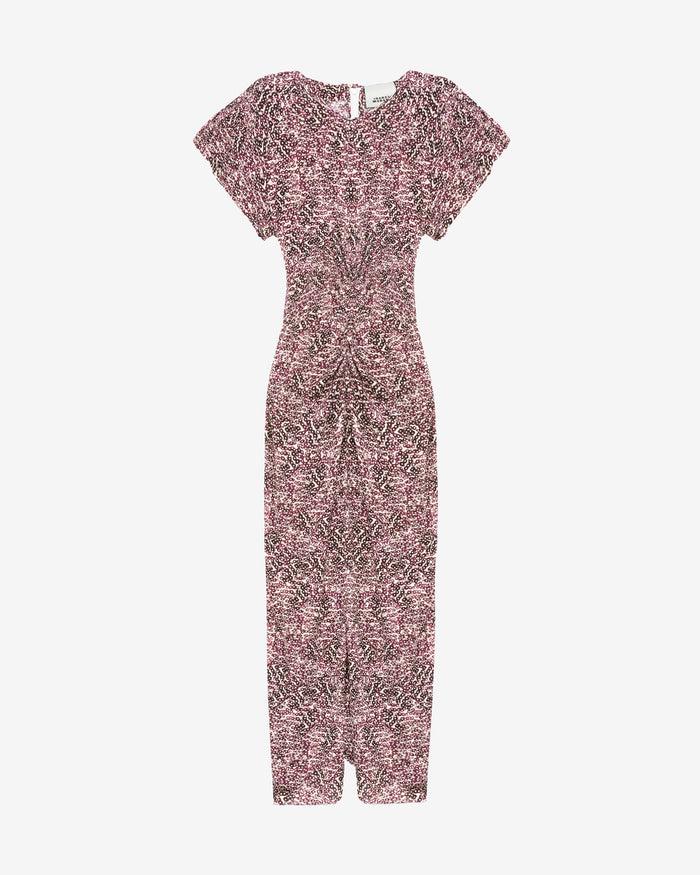 Isabel Marant ROBE TERENA Femme Violet-écru