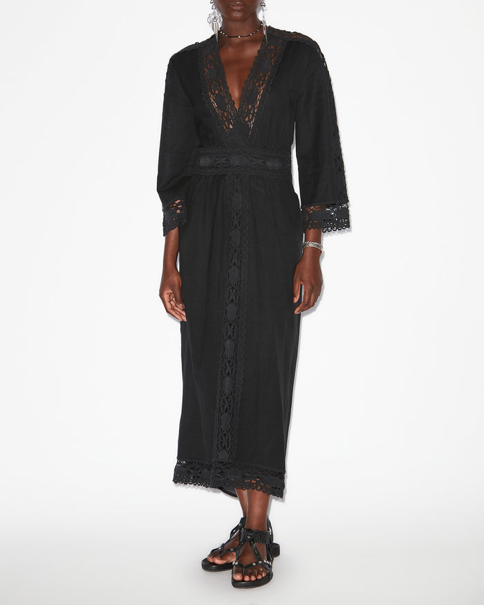 isabel marant ROBE VEONA Femme noir