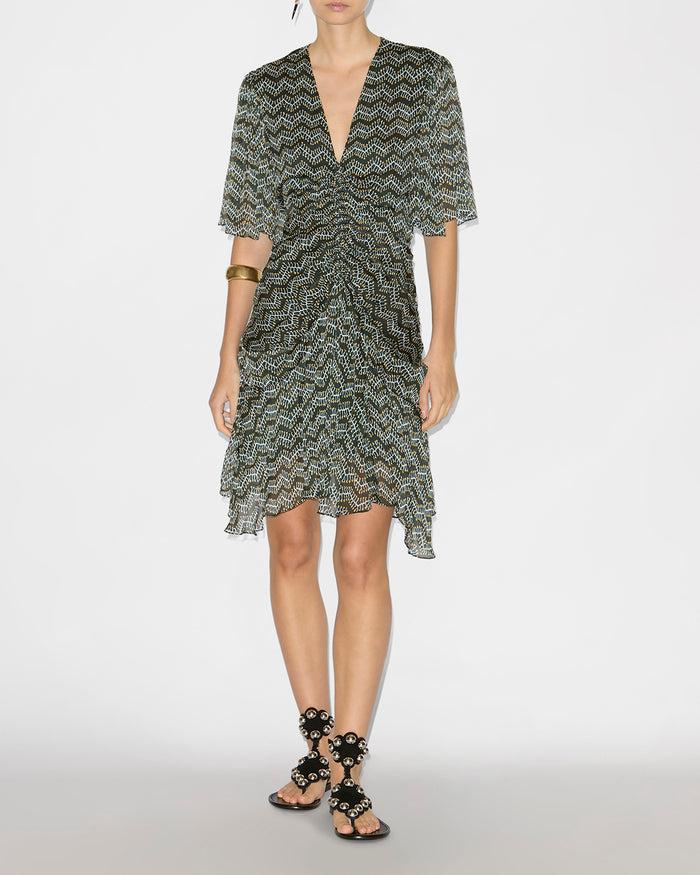 isabel marant ROBE VIVIENNE Femme noir délavé