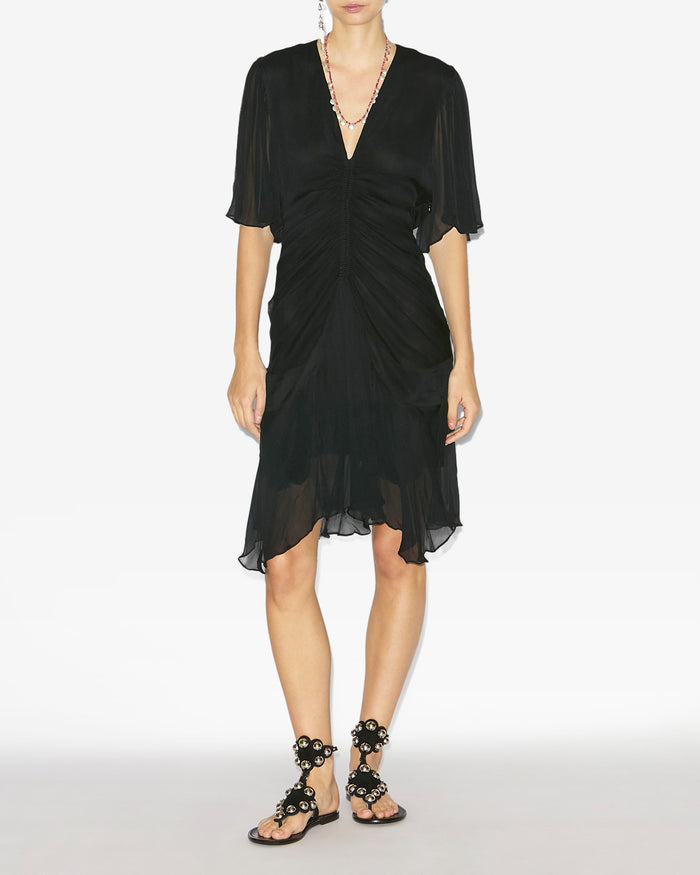 isabel marant ROBE VIVIENNE Femme noir