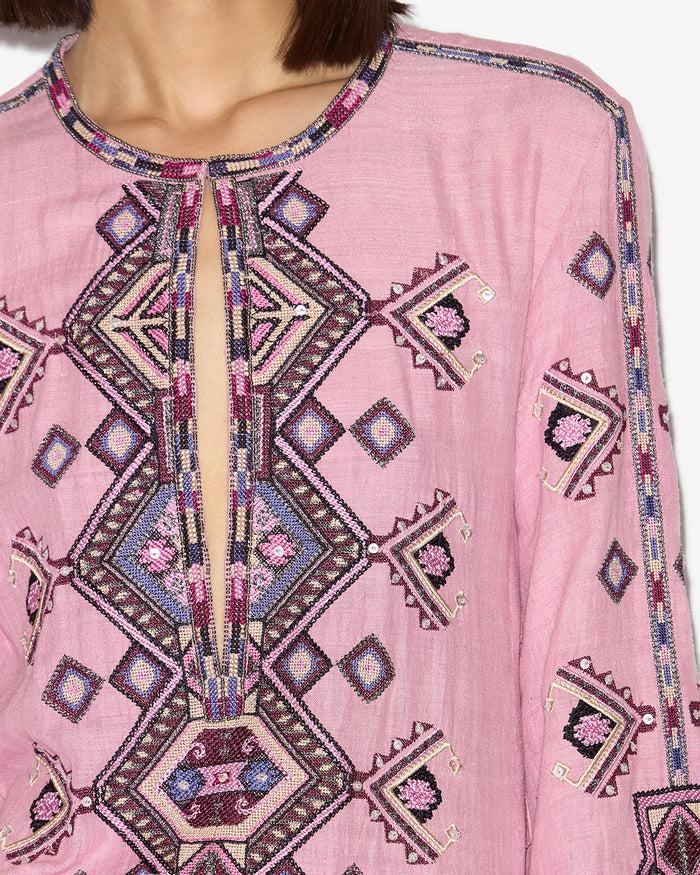 Isabel Marant ROBE ZAYANA Femme Antique Rose