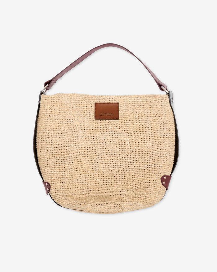 Isabel Marant Sac Bayia Femme Naturel Et Cognac