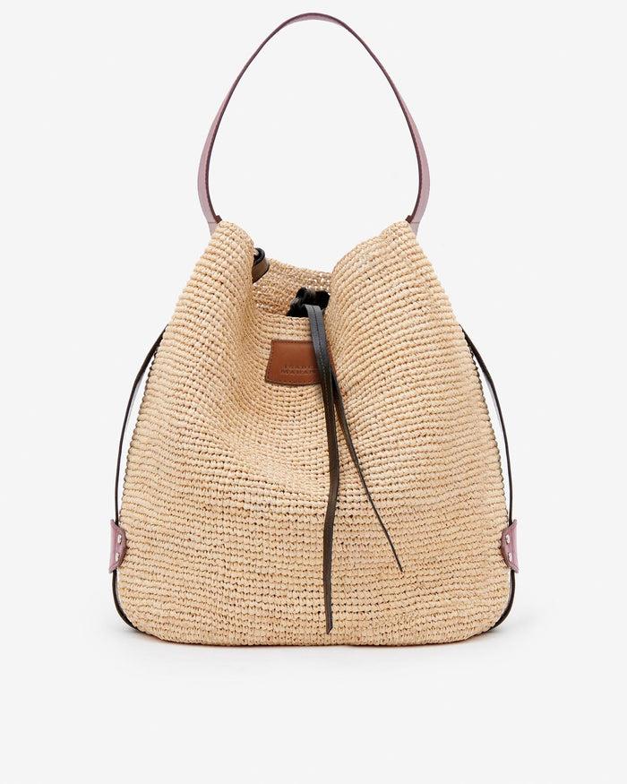 isabel marant Sac Bayia Femme naturel et cognac