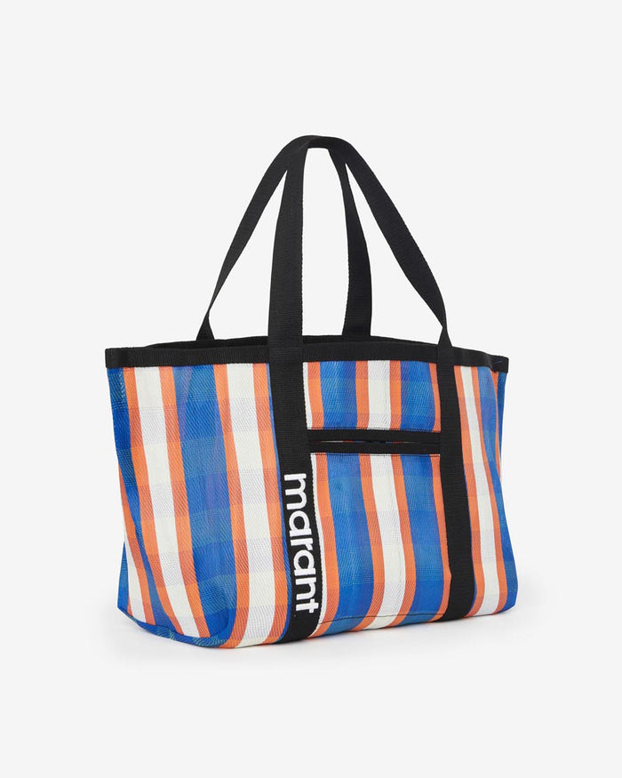 Isabel Marant Sac Darwen Femme Blanc-bleu-orange