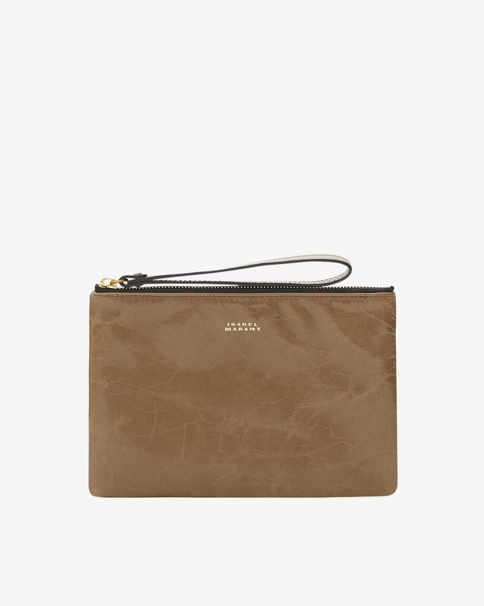 isabel marant SAC MINO Femme foncé kaki