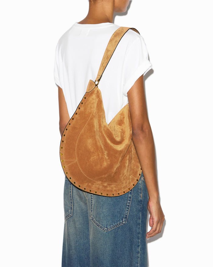Isabel Marant SAC OSKAN HOBO SOFT Femme Cognac