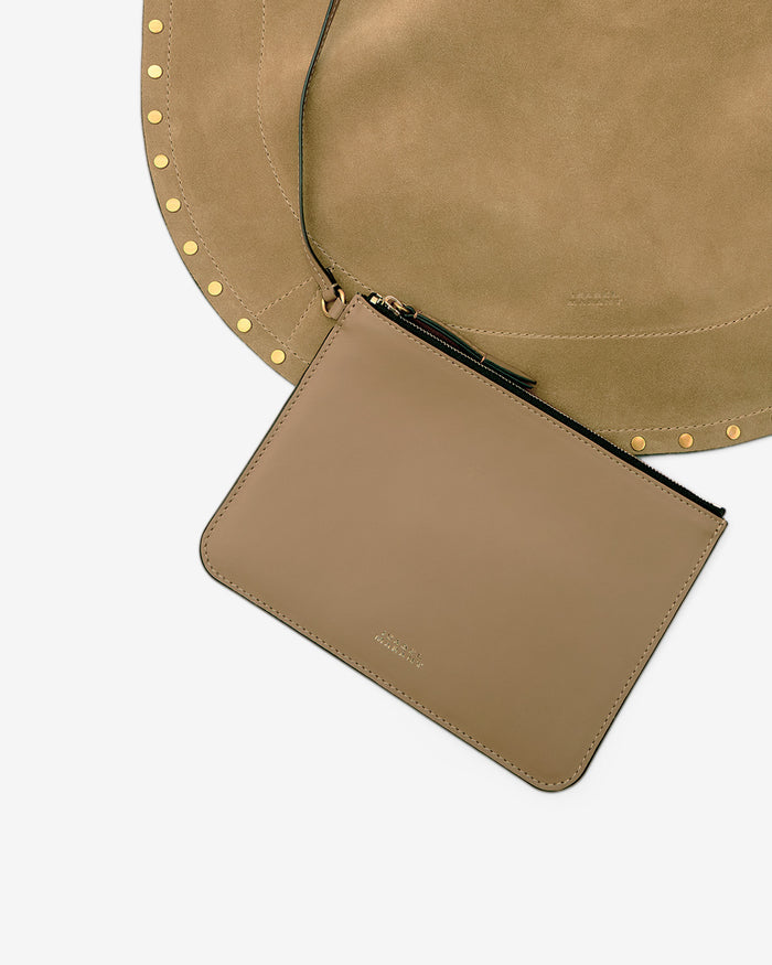 Isabel Marant SAC OSKAN HOBO SOFT Femme Taupe