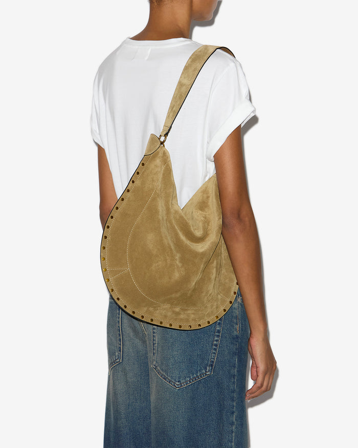 Isabel Marant SAC OSKAN HOBO SOFT Femme Taupe