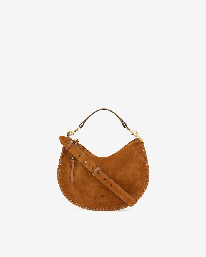 isabel marant SAC OSKAN SOFT ZIPPED Femme cognac