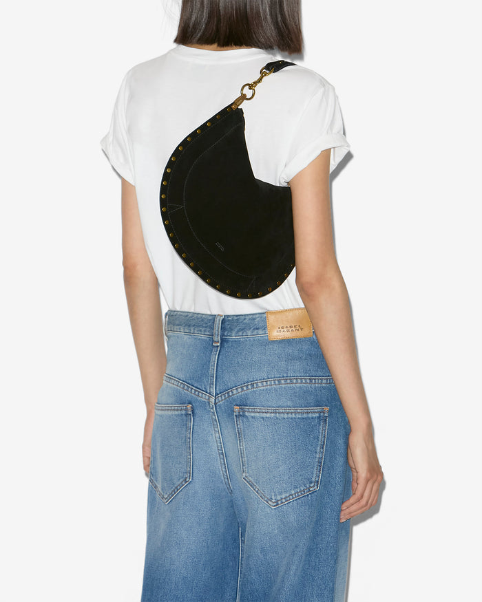 Isabel Marant SAC OSKAN SOFT ZIPPED Femme Noir