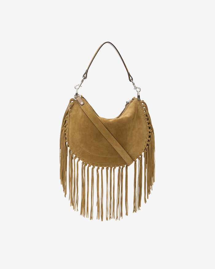 Isabel Marant SAC OSKAN SOFT ZIPPED Femme Taupe