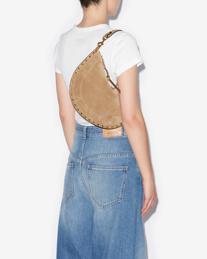 Isabel Marant SAC OSKAN SOFT ZIPPED Femme Taupe