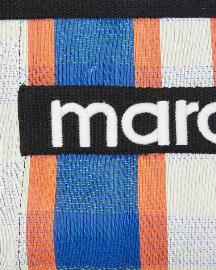 Isabel Marant Sac Powden Femme Blanc-bleu-orange