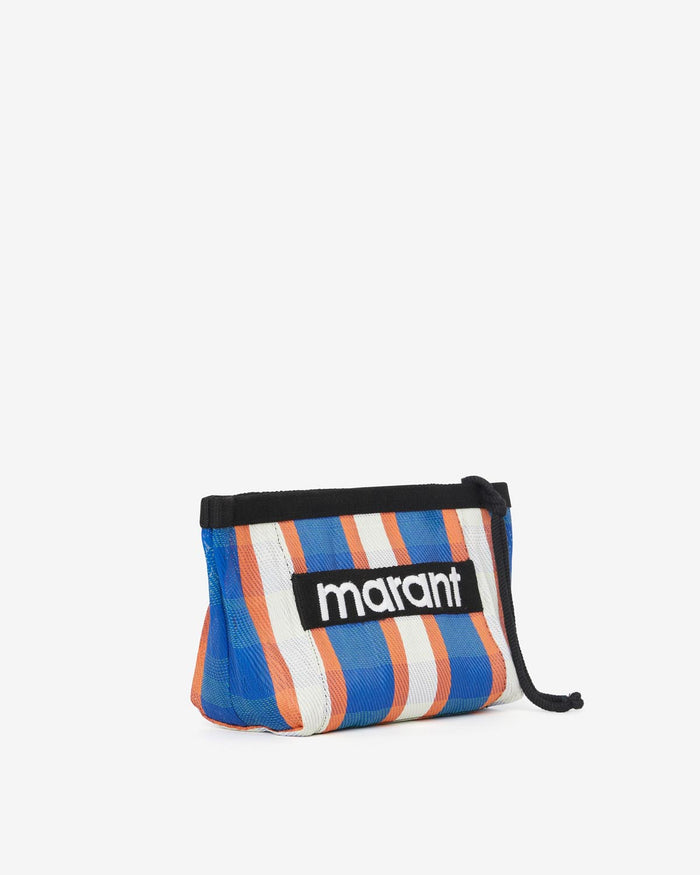 Isabel Marant Sac Powden Femme Blanc-bleu-orange