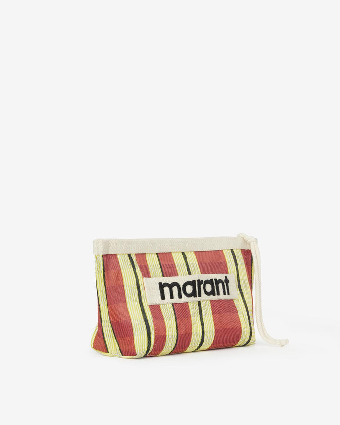 Isabel Marant Sac Powden Femme Rouge-jaune