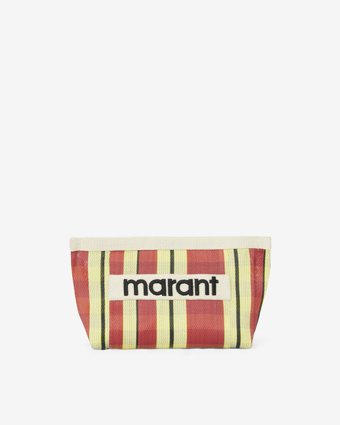 isabel marant Sac Powden Femme rouge-jaune