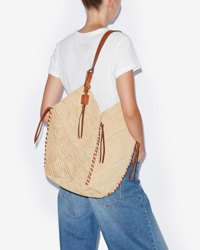 Isabel Marant SAC TAMPA Femme Naturel Et Cognac