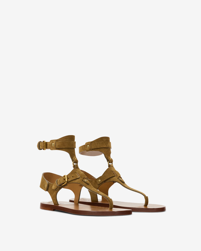 Isabel Marant SANDALES EVEEN Femme Taupe