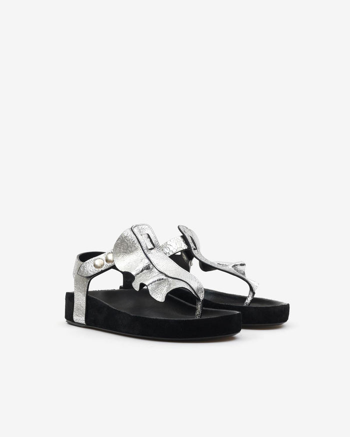 Isabel Marant Sandales Isela Femme Argent