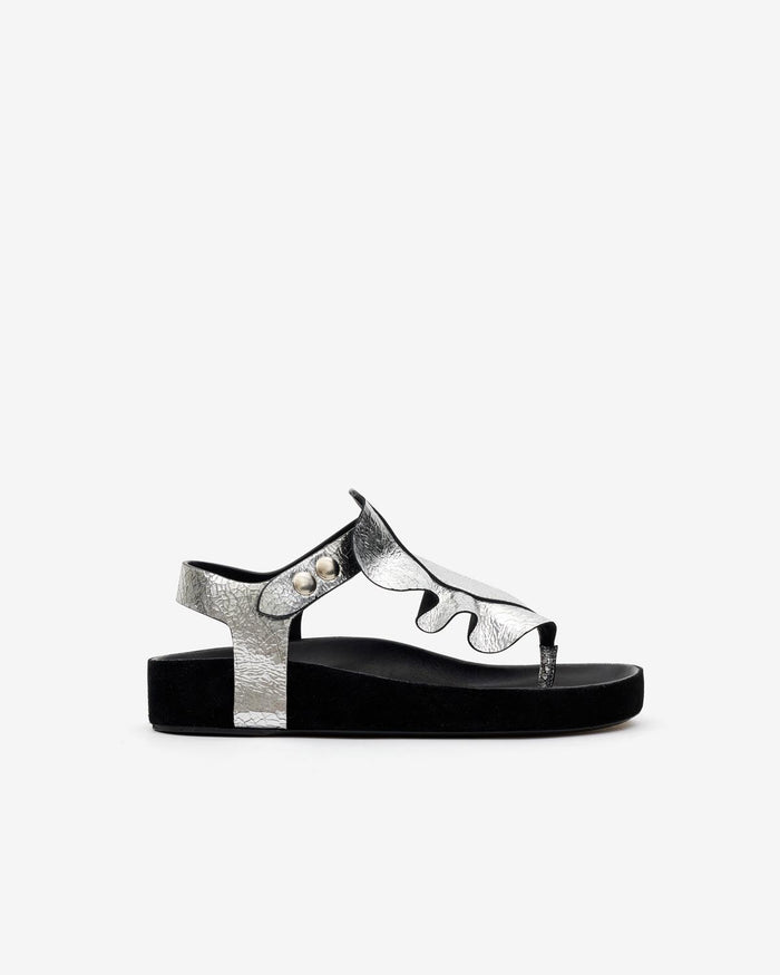 isabel marant Sandales Isela Femme argent