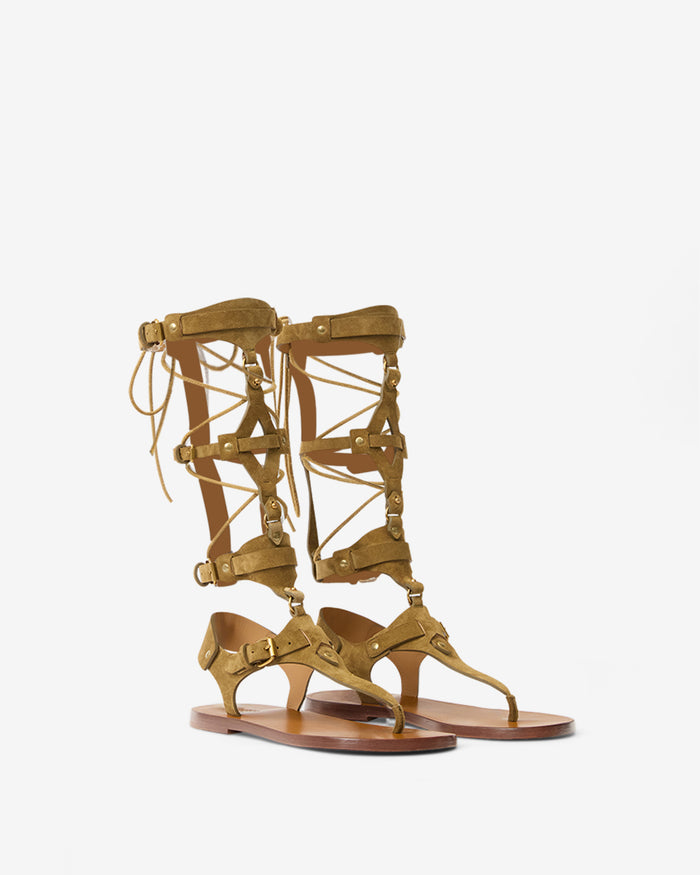 Isabel Marant SANDALES NENSI Femme Taupe