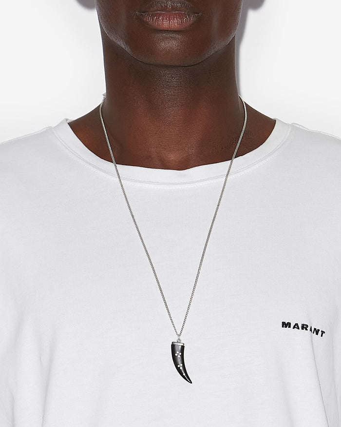 Isabel Marant SAUTOIR MAJI Homme Noir Et Argenté