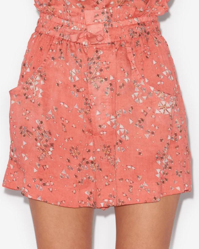 Isabel Marant Short Ceyane Femme Rosé