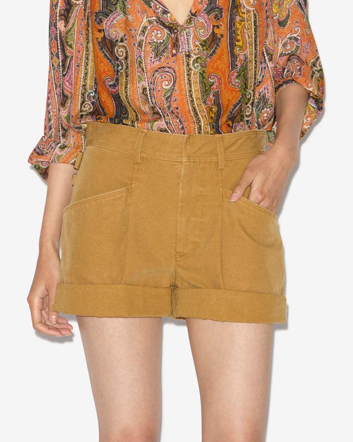 Isabel Marant SHORT FAIRY Femme Caramel